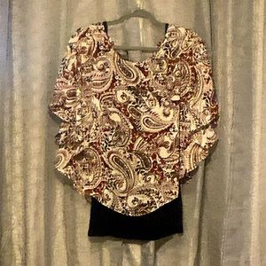 APT.9 women’s Large top, never worn, beautiful design and nice fabric